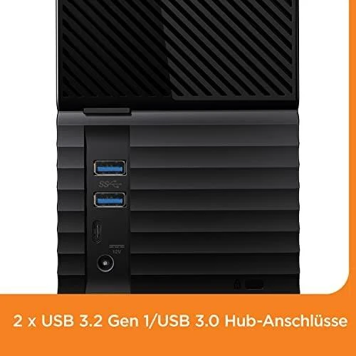 Kietasis diskas Western Digital „My Book Duo“ 28 TB RAID saugykla su dviem diskais, RAID 0/1 JB0D USB3.1 RTL