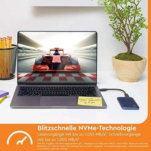 Kietasis diskas Western Digital My Passport SSD 2TB mėlyna
