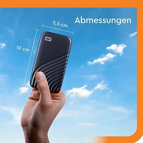 Kietasis diskas Western Digital My Passport SSD 2TB mėlyna