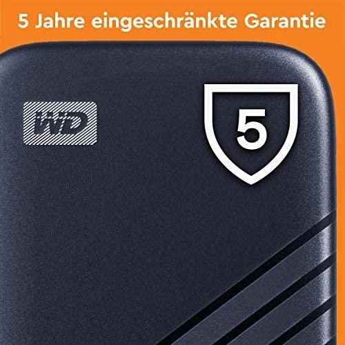 Kietasis diskas Western Digital My Passport SSD 2TB mėlyna