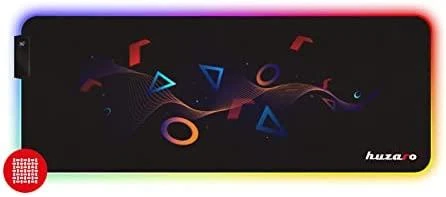 Pelės kilimėlis Huzaro RGB, Juodos spalvos