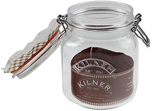 CLIP TOP 1L kvadratinis stiklainis / Kilner