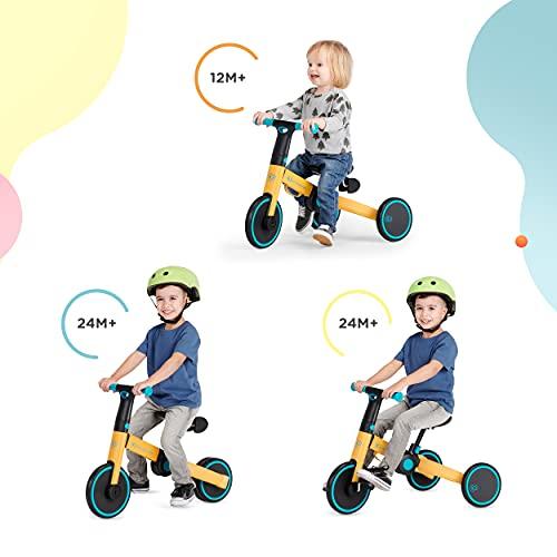 Kinderkraft sulankstomas vaikiškas triratukas 3 viename 4TRIKE KR4TRI00PNK0000, rožinis