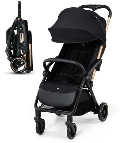 Vežimėlis KINDERKRAFT APINO raven black, KSAPIN00BLK0000