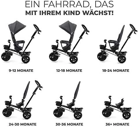 KINDERKRAFT triratukas Aveo pilkas, KRAVEO00GRY0000