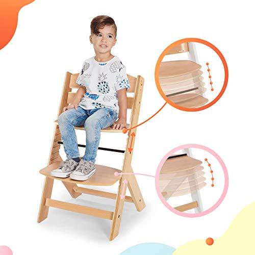 KinderKraft maitinimo kėdutė Enock, medinė