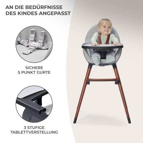 KINDERKRAFT maitinimo kėdutė FINI juoda