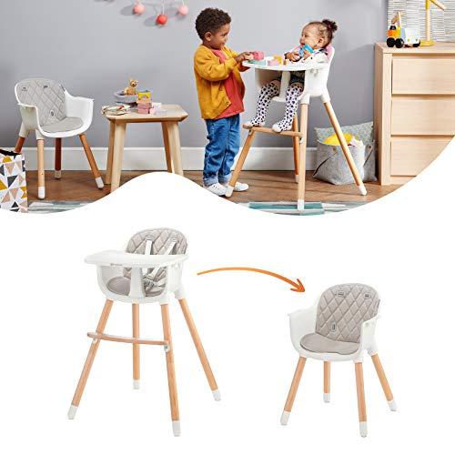 Kinderkraft maitinimo kėdutė Sienna, pilka