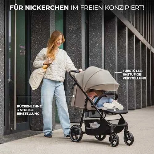 KINDERKRAFT vežimėlis TRIG 3 ONYX Juodas, KSTRIG03BLK0000