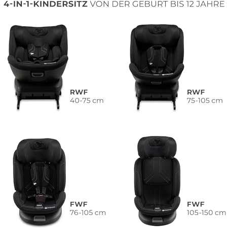 Kinderkraft KINDENKRAFT automobilinė kėdutė 40-150 cm, XPEDITION 3 i-size, juodas, KCXPED03BLK0000