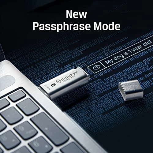 KINGSTON 64GB IKLP50 AES USB, W/256BIT ENCRYPTION