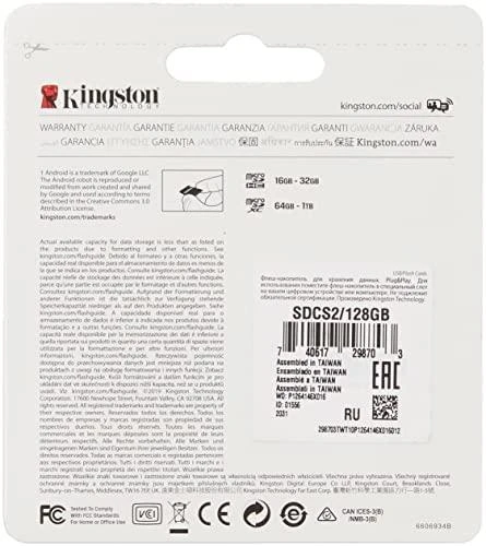 Atminties kortelė Kingston microSDXC Canvas Select Plus 128GB