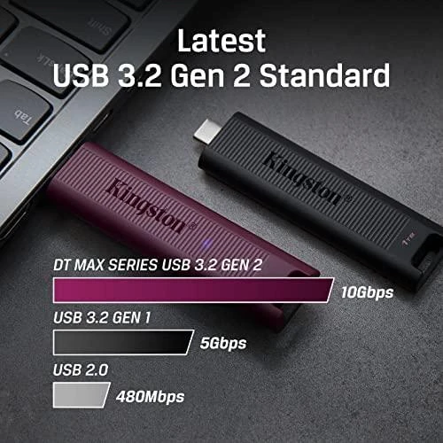 „Kingston“ | USB 3.2 atmintinė | „DataTraveler MAX“ | 512 GB | USB A tipo
