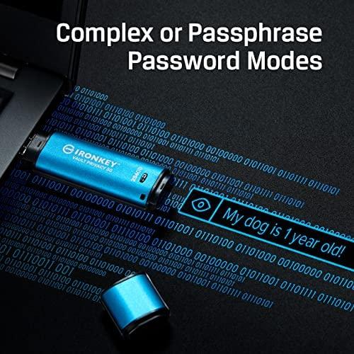 „Kingston IronKey Vault Privacy 50“ 128 GB USB 3.0 256 bitų AES šifravimas