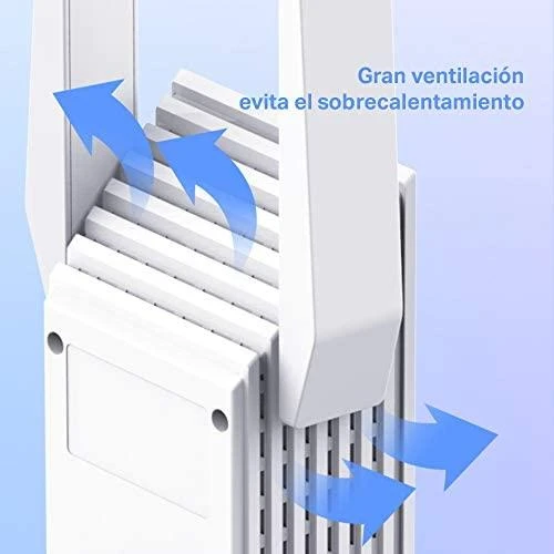 TP-LINK AX1500 „Wi-Fi 6“ diapazono plėtiklis „Broadcom 1.5GHz“ trijų branduolių procesorius, 2 išorinės antenos, jungiamas prie sienos.