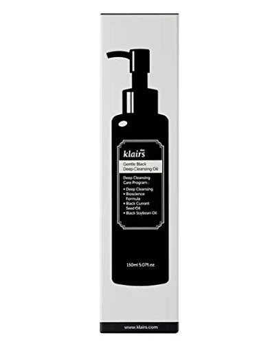 Klairs Gentle Juodas giliai valantis aliejus, 150 ml