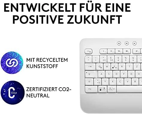 Klaviatūra Logitech Signature K650, Baltos spalvos, Vokiečių kalba (Qwertz)