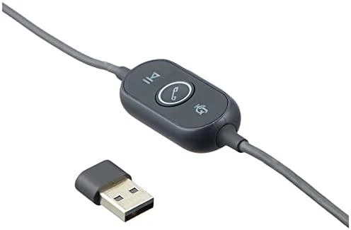 Ausinės Logitech Zone su laidu UC, Tamsiai pilkos