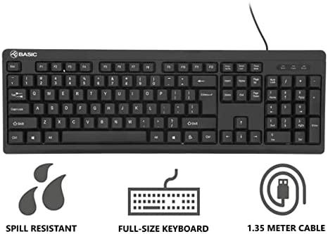 Tellur Basic Klaviatūra su laidu US, USB Juodas