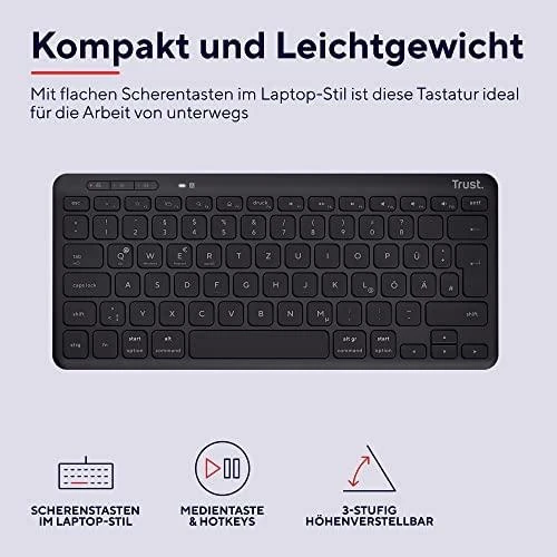 Trust LYRA COMPACT Belaidė klaviatūra - DE