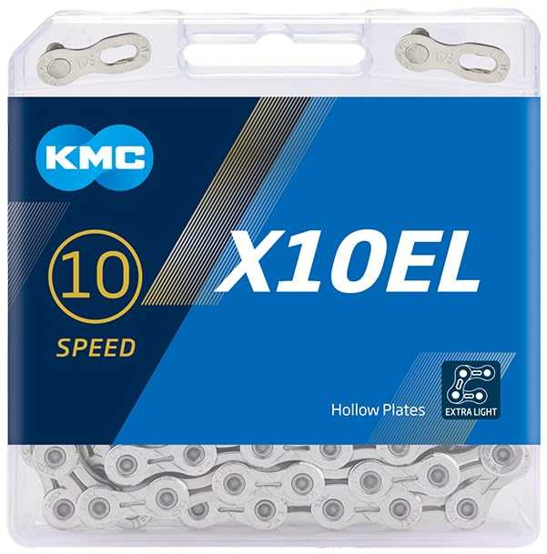 Grandinė KMC X10EL Sidabrinis 10-speed 114-links