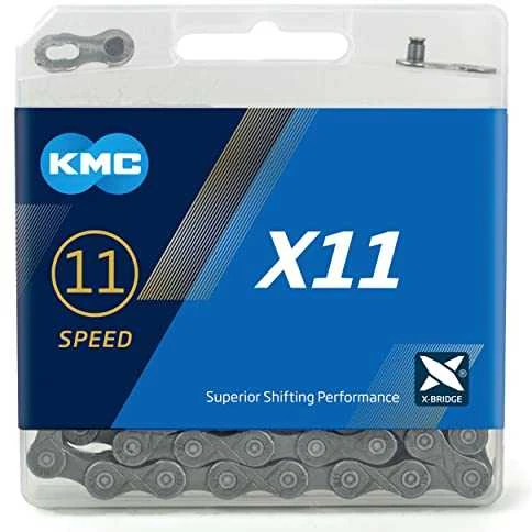 Grandinė KMC X11 Pilkas 11-greičių 114-links