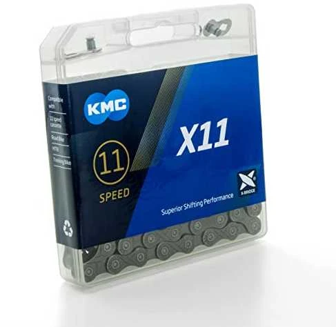 Grandinė KMC X11 Pilkas 11-greičių 114-links