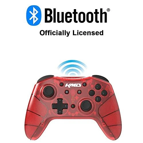 KMD Nintendo „Switch Pro“ belaidis valdiklis, raudonas