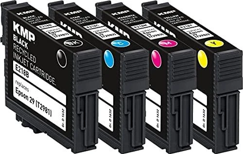 Legrand Tusz KMP KMP MULTIPACK E218V – 4 vnt. pakuotė – juoda, geltona, žydra, rausvai raudona – suderinama – rašalo kasetė (alternatyva: Epson 29, Epson T2986) – skirta Epson Expression Home XP-235, 245, 247, 332, 335, 342, 345, 432, 435, 442, 445