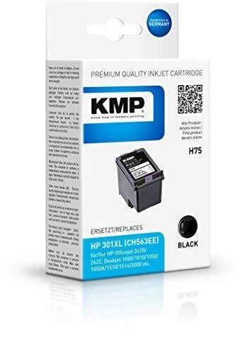 Legrand KMP H75 juodos spalvos rašalo kasetė, suderinama su HP CH 563 EE