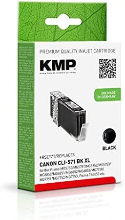 Legrand Tusz KMP Patrone Canon CLI-571 BK XL comp. ph.juodas pigm. C107BKX - 1568,0001