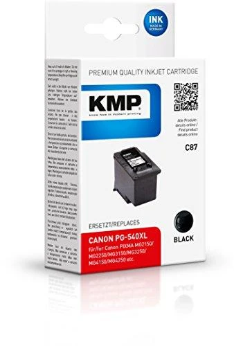 Legrand KMP C87 juoda rašalo kasetė, suderinama su Canon PG-540 XL