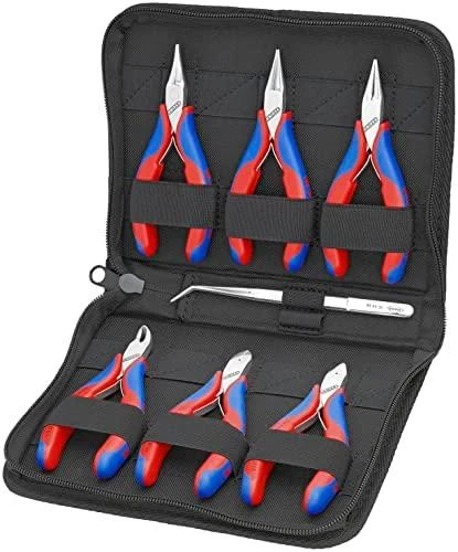KNIPEX elektronikos replių rinkinys, 7 vnt