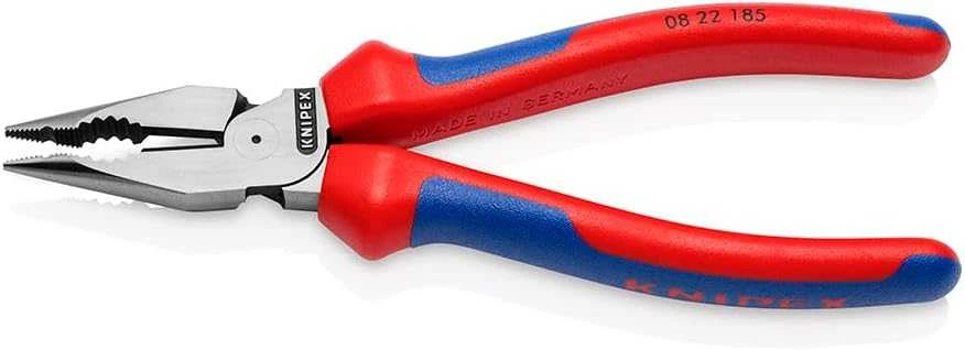 Kombinuotos replės siauroms žiaunomis KNIPEX 0822185