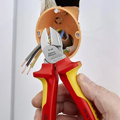 Žnyplės šoninio kirpimo VDE 160mm, Knipex