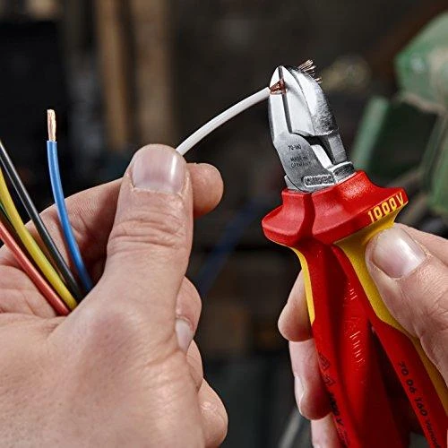 Žnyplės šoninio kirpimo VDE 160mm, Knipex