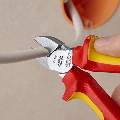 Žnyplės šoninio kirpimo VDE 160mm, Knipex