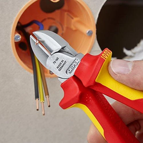 Žnyplės šoninio kirpimo VDE 160mm, Knipex