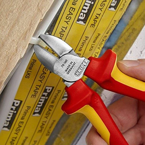 Žnyplės šoninio kirpimo VDE 160mm, Knipex