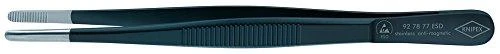Pincetas 145mm, antistatinis, dantytas, 92 78 77 ESD KNIPEX