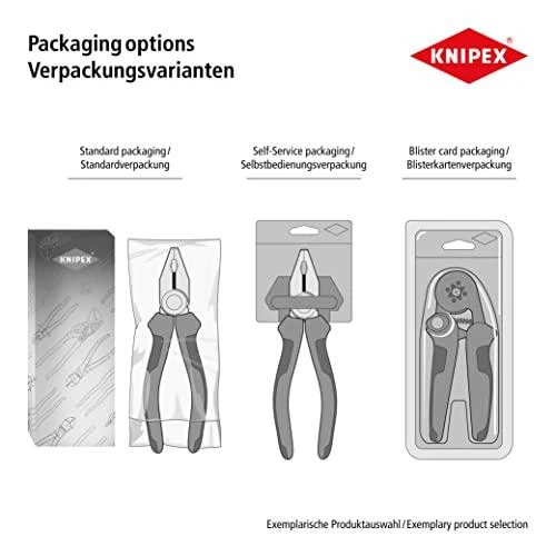 Antgalių užspaudimo replės be matricų KNIPEX