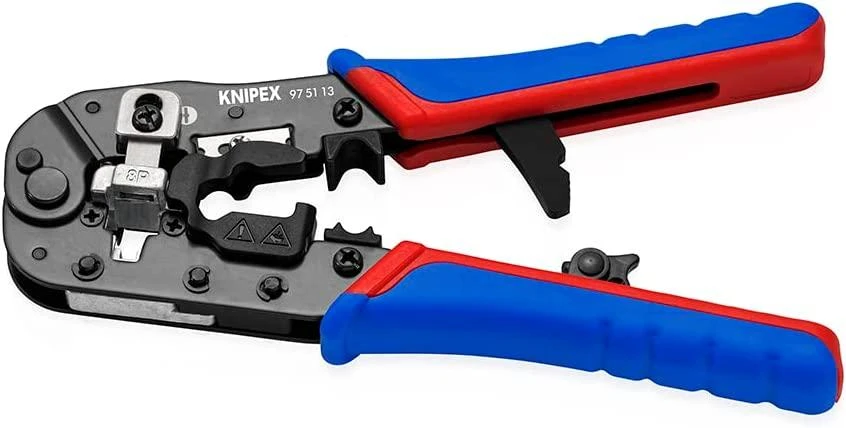 Užspaudimo replės RJ45 jungtims 97 51 13, Knipex