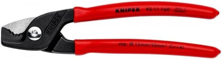 Kabelio žirklės KNIPEX StepCut 9511 160mm