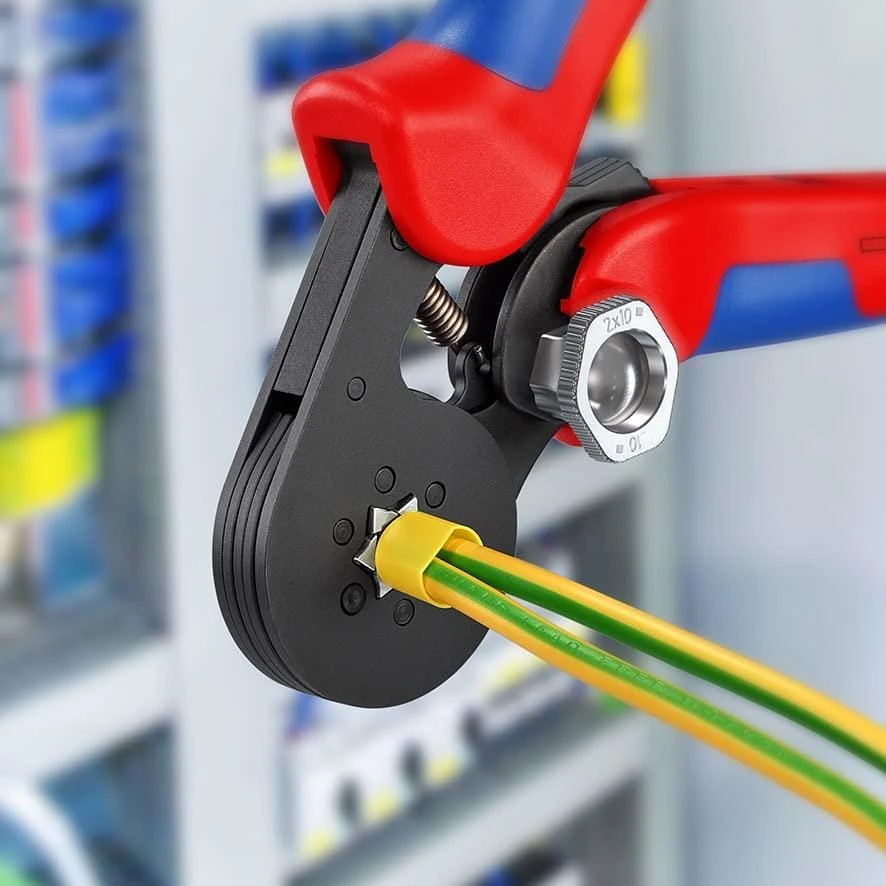 Antgalių užspaudimo replės su savaiminiu susireguliavimu KNIPEX 975314