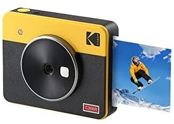 Momentinis Fotoaparatas - Kodak Mini Shot 3 Retro 4Pass Instant Photo Spausdintuvas, Geltona