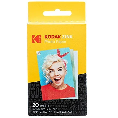 Foto popierius Kodak ZINK momentinėms nuotraukoms, 5x7.6 cm, 20 vnt.