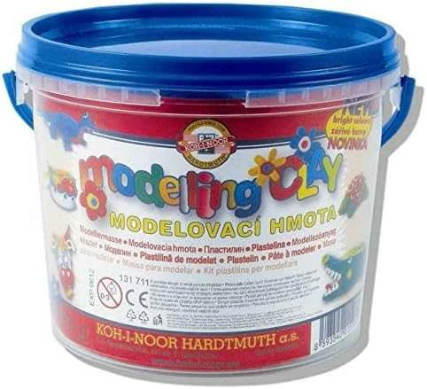 Plastilinas Koh I Noor 8 spalvų kibire 700g (248975)