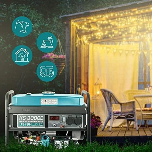 Konner & Sohnen Generatorius benzininis 3000W, KS 3000E