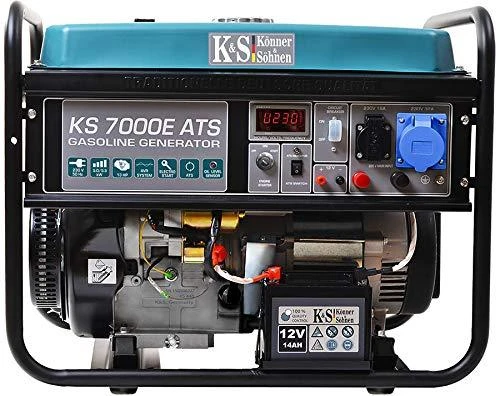 Konner & Sohnen Generatorius benzininis 5500W, KS 7000E-ATS