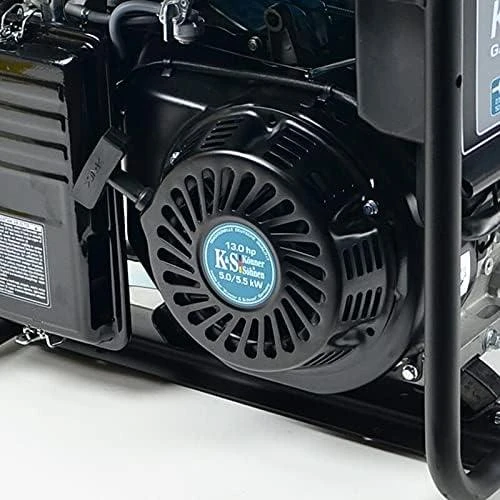 KÖNNER & SÖHNEN BENZINO GENERATORIUS 5.0kW 230V KS 7000E, ELEKTRINIS PALEIDIMAS